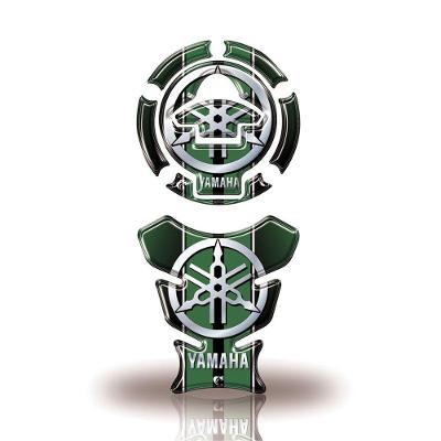 Adesivo Protetor De Tanque E Bocal Moto Yamaha Diapasão Cor Verde