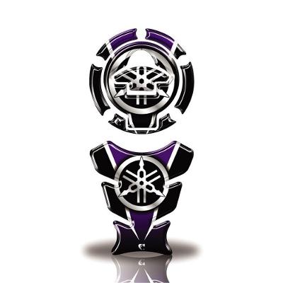 Kit Protetor Tanque Moto Yzf-R3 Mt Tenere Yamaha Azul Cor Azul