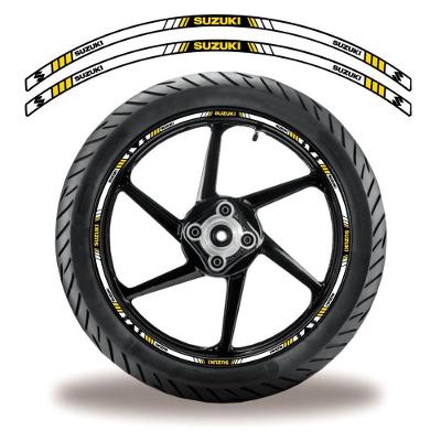 Adesivo Friso Roda Moto Suzuki Amarelo Amarelo1