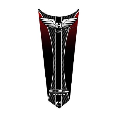 Adesivo Faixa Gravata Tanque Moto Honda Asa Cor Preto