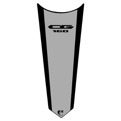 Adesivo Faixa Gravata Tanque Moto Cg Titan 125/150/160 Cinza Cor Cg 160