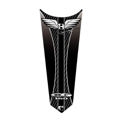 Adesivo Faixa Gravata Tanque Moto Honda Asa Preto Cor Preto