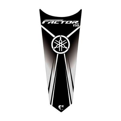Adesivo Faixa Gravata Tanque Moto Yamaha Factor 150 Cor Preto