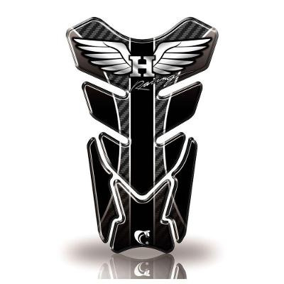 Protetor De Tanque Adesivo Moto Honda Alta Cilindrada Racing Preto
