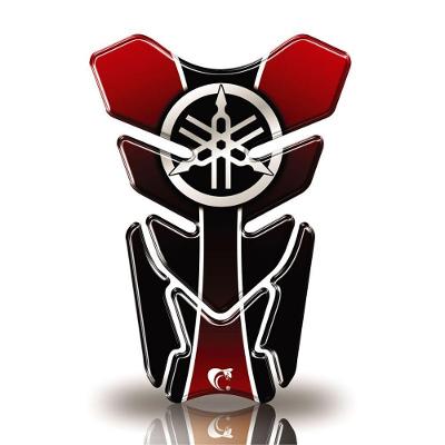 Protetor De Tanque Adesivo Moto Factor Fazer Yamaha Diapazão Vermelho Vermelho