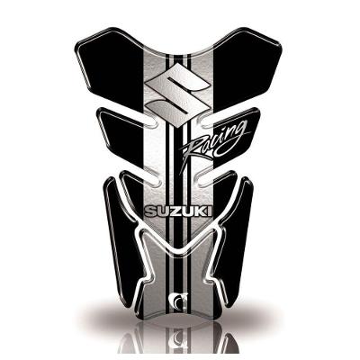 Protetor De Tanque Adesivo Moto Suzuki Racing Preto