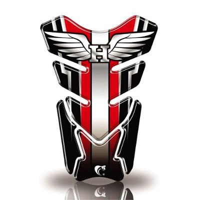 Protetor De Tanque Adesivo Moto Cb Twister Cg Honda Asa Vermelho