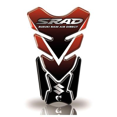 Protetor De Tanque Adesivo Moto Suzuki Srad Vermelho