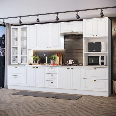 Cozinha Completa 6 Peças Com Cristaleira Branco