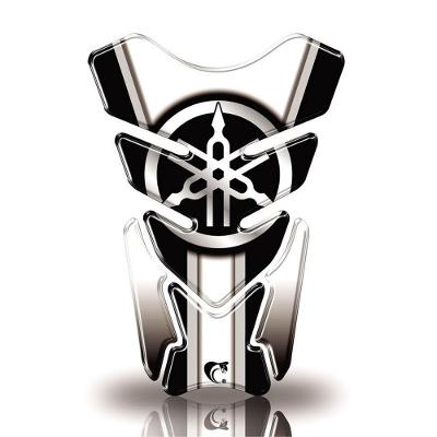 Protetor De Tanque Adesivo Moto Yamaha Diapasão Branco Branco