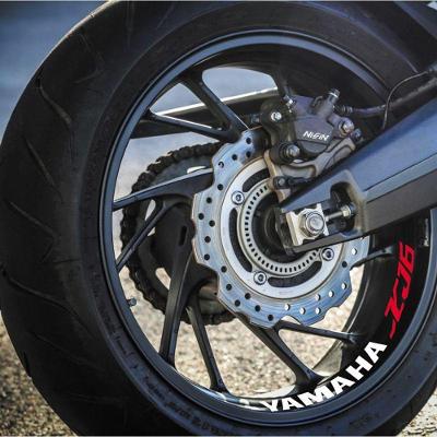 4 Adesivo Premium Yamaha Xj6 Cor Prata