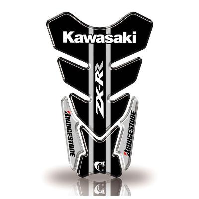 Protetor De Tanque Adesivo Moto Kawasaki Zx-R Cor Preto