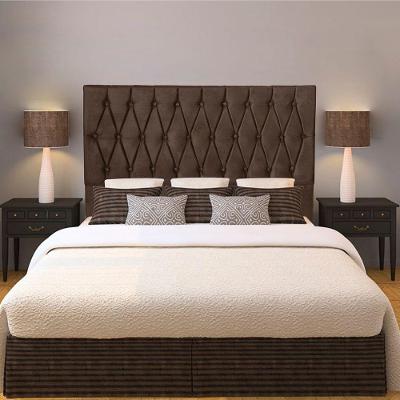 Cabeceira Casal 1,40M Paris Suede Marrom