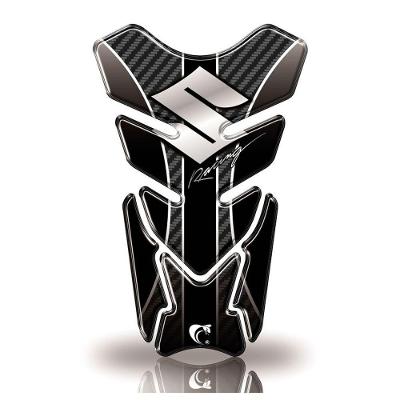Protetor De Tanque Adesivo Moto Suzuki Cor Preto