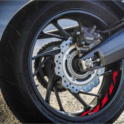 4 Adesivo Premium Yamaha Fazer Cor Vermelho