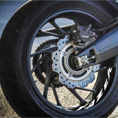 4 Adesivo Premium Yamaha Fazer Cor Prata