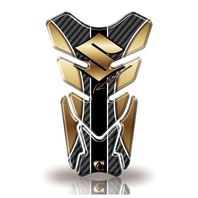 Protetor De Tanque Adesivo Moto Suzuki Dourado Dourado