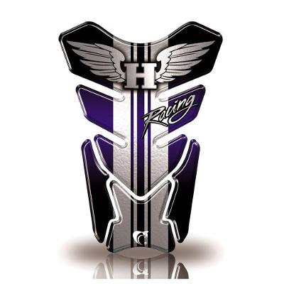 Protetor De Tanque Adesivo Moto Honda Asa Racing Azul