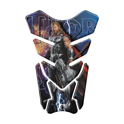 Protetor De Tanque Adesivo Moto Cg Twister Cb Factor Fazer Gsx-S Thor Preto