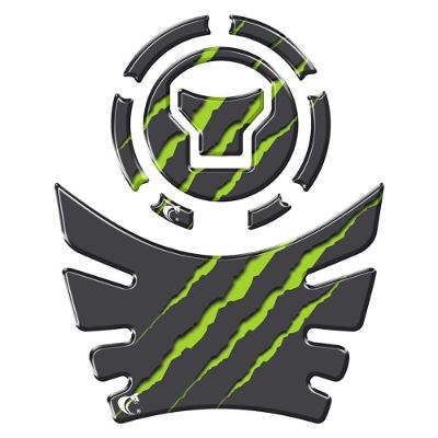 Kit Adesivo Protetor Tanque E Bocal Moto Honda Acima 2018 Garras Verde