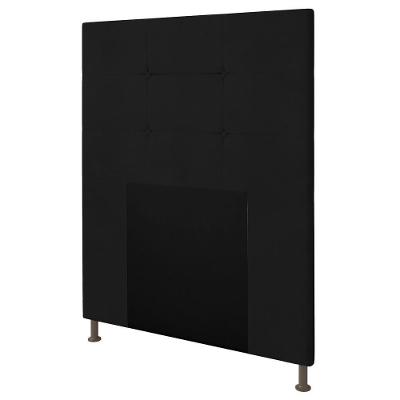 Cabeceira Cama Box Solteiro 90cm D10 Safira Corano Preto