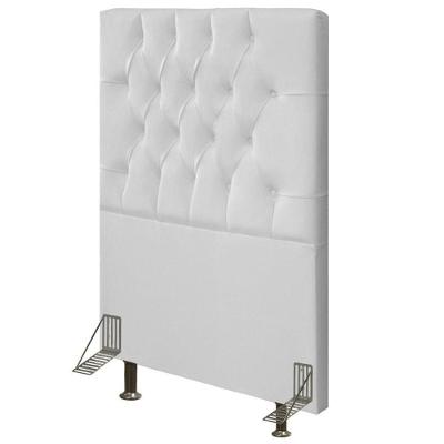 Cabeceira Cama Box Solteiro 90cm Diamante D10 Corano Branco