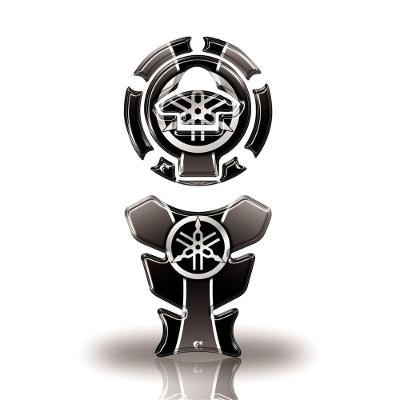 Kit Protetor Tanque Yamaha Acima 2016 Diapasão Diapasão Cinza