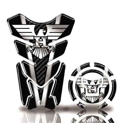 Kit Protetor Tanque Adesivo Moto Honda Acima 2018 Preto