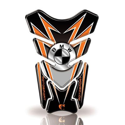 Protetor De Tanque Adesivo Moto Bmw -Motosport Laranja