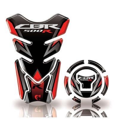 Adesivo Protetor Tanque E Bocal Honda + 2018 Cbr 500R Preto
