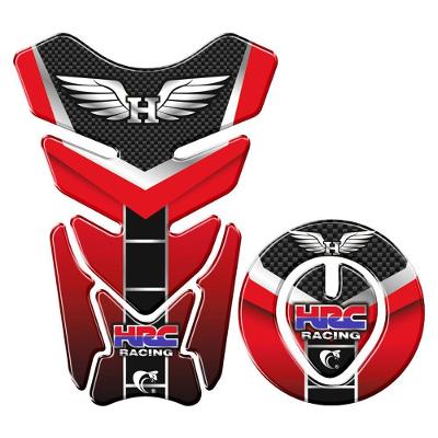Protetor Tanque E Bocal Adesivo Moto Honda Racing Até 2017 Vermelho