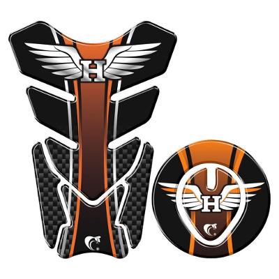 Protetor Tanque E Bocal Adesivo Moto Honda Asa Até 2017 Laranja