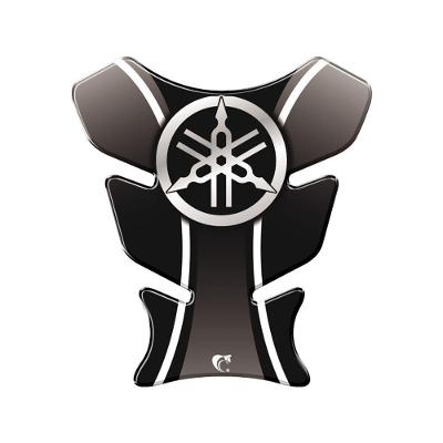 Adesivo Protetor De Tanque Moto Yamaha Diapasão Cinza Cinza