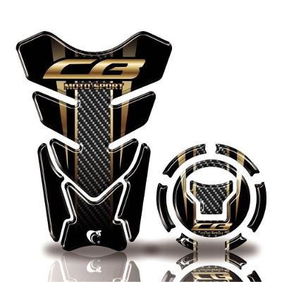 Kit Protetor Tanque Adesivo Moto Honda Acima 2018 Cb 650R 1000R Dourado