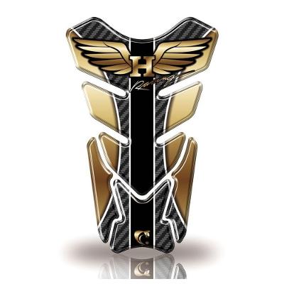 Protetor De Tanque Adesivo Moto Honda Alta Cilindrada Racing Dourado