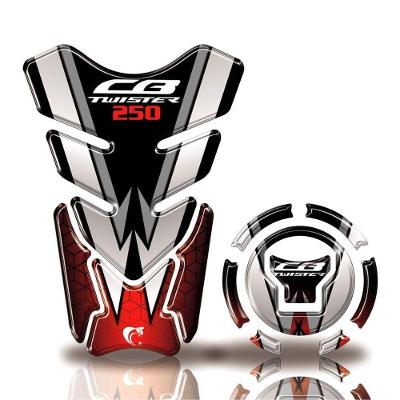 Kit Protetor Tanque Adesivo Moto Honda Twister Acima 2018 Vermelho Vermelho