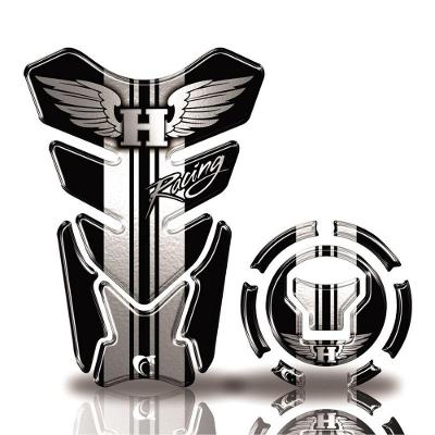 Kit Protetor Tanque Adesivo Moto Honda Acima 2018 Preto