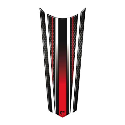 Adesivo Faixa Gravata Resinado Tanque Moto Honda Varias Preto Vermelho
