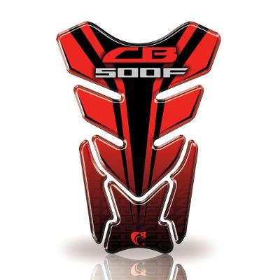 Protetor De Tanque Adesivo Cb500F Vermelho E Preto