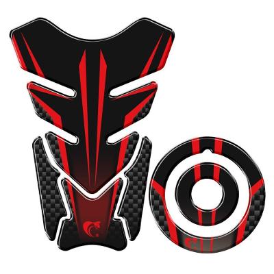 Adesivo Protetor Tanque E Bocal Moto Yamaha Vermelho