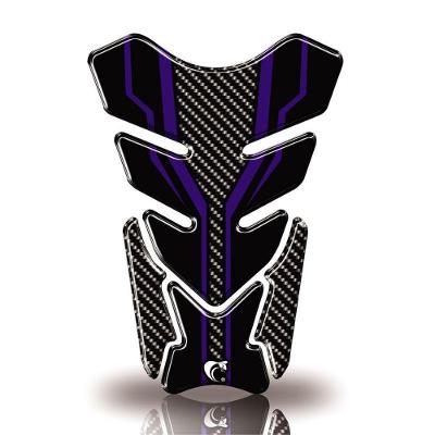 Protetor De Tanque Adesivo Moto Cg Twister Cb Factor Fazer Gsx-S Carbono Azul
