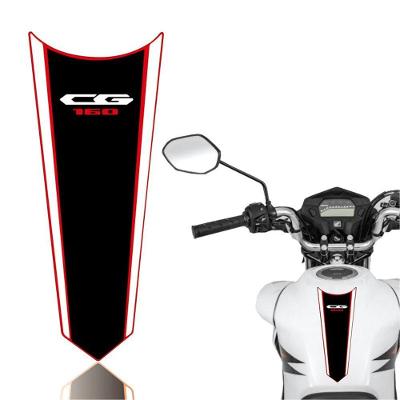 Adesivo Faixa Gravata Sem Resina Moto Cg 125/150/160 Preto Branco Cg 150