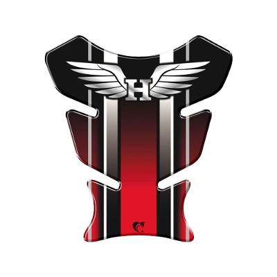 Adesivo Protetor De Tanque Moto Honda Asa Vermelho