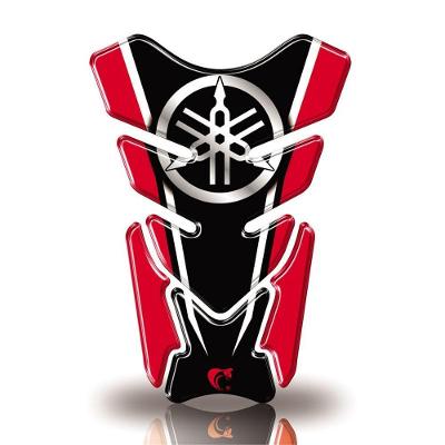 Protetor De Tanque Adesivo Moto Factor Fazer Yamaha Diapazão Vermelho Vermelho