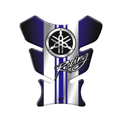 Adesivo Protetor De Tanque Moto Yamaha Diapasão Racing Azul