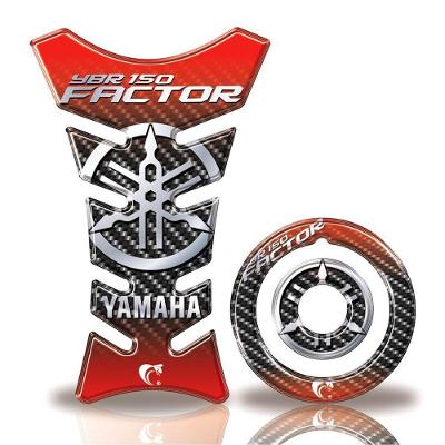 Adesivo Protetor Tanque E Bocal Moto Yamaha Factor 150 Ano + 2016 Vermelho