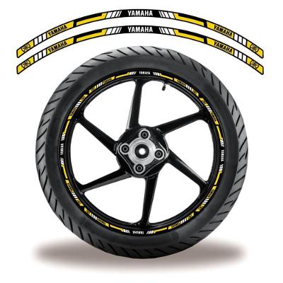 Adesivo Refletivo Friso Roda Moto Yamaha Amarelo Amarelo1