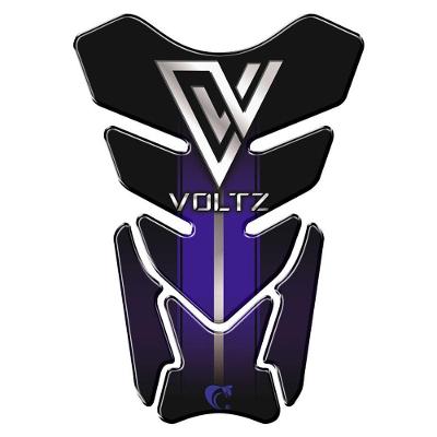 Protetor De Tanque Adesivo Moto Voltz Azul Azul E Preto