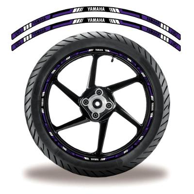 Adesivo Refletivo Friso Roda Moto Yamaha Azul Azul 7