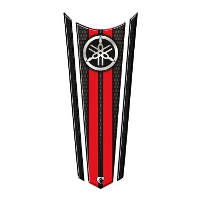 Adesivo Faixa Gravata Resinado Tanque Moto Yamaha Vermelho